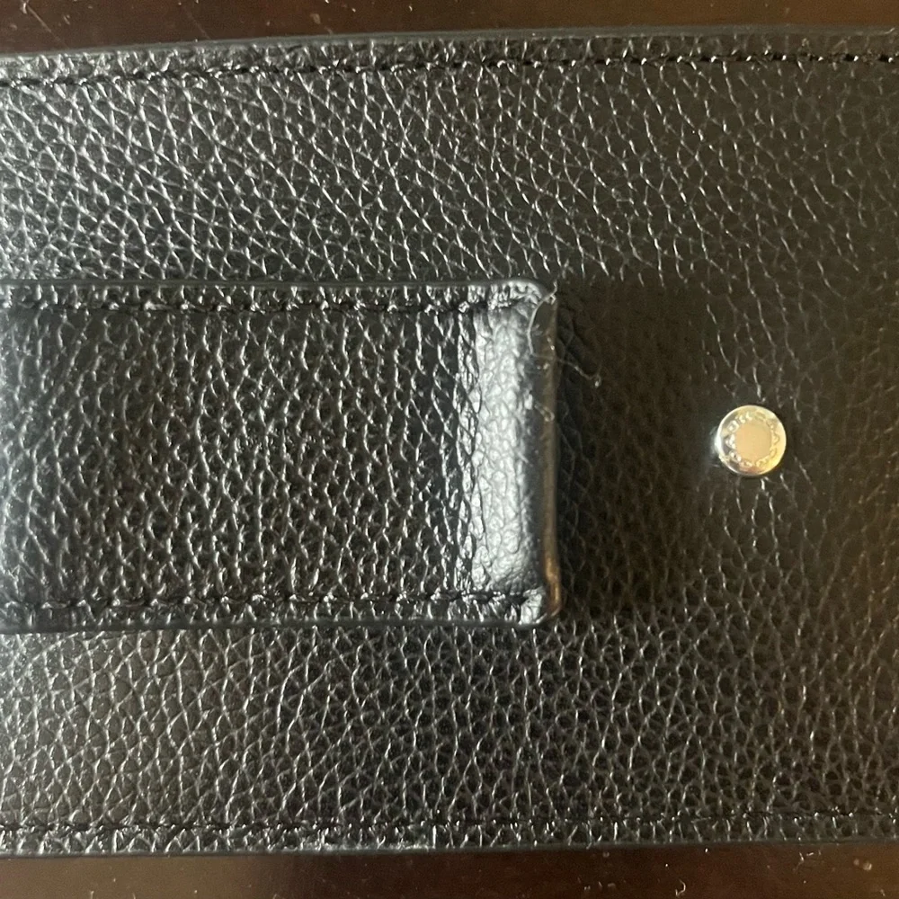 Coach Black Leather Card Case